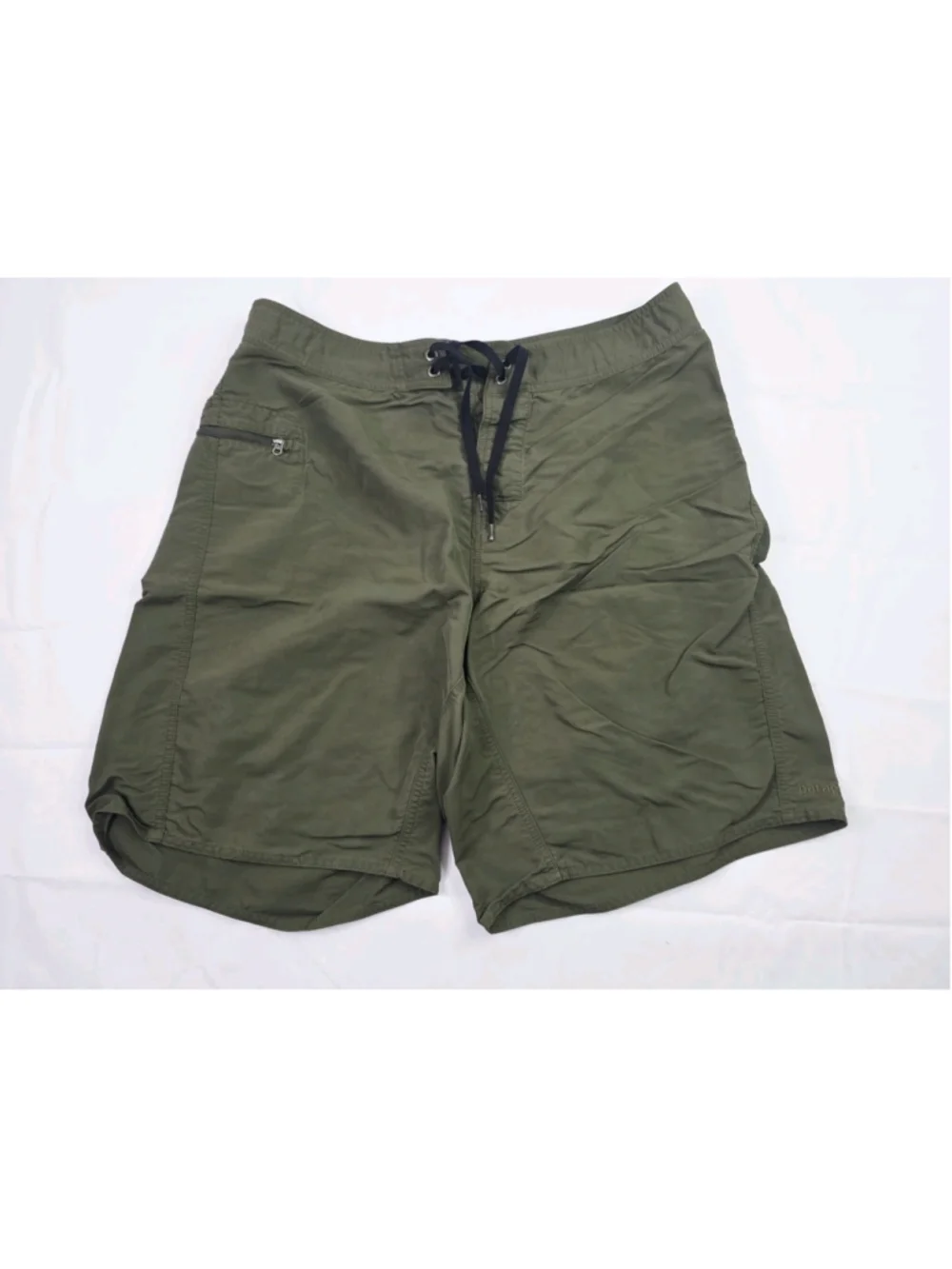 Patagonia Men's Swim Board Shorts Olive Green Inseam 10